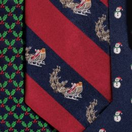 Holiday Stripe Tie