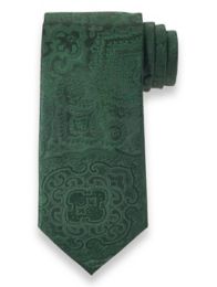 Medallion Woven Silk Tie from Paul Fredrick | Paul Fredrick