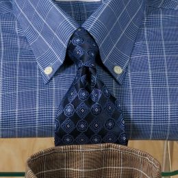 Satin Medallions Tie