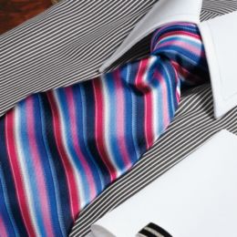Luxury 7-Fold Striped Tie