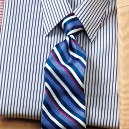 Satin Stripe Silk Tie