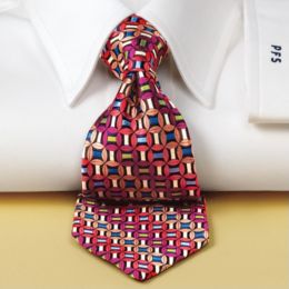 Geometric Silk Tie