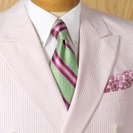 Satin Textured Stripe Tie