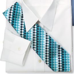 Silk Tonal Squares Tie