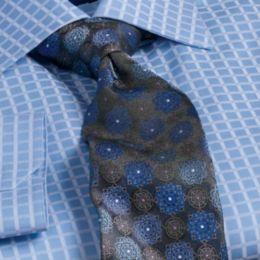 Luxury 7-Fold Deco Medallions Tie