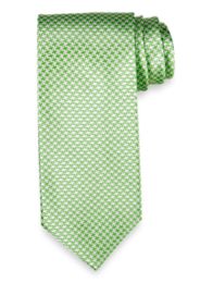 Satin Houndstooth Tie