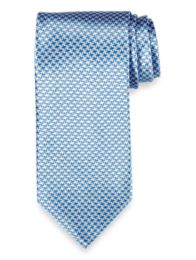 Satin Houndstooth Tie