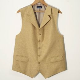 Wool/Cashmere Lapel Vest