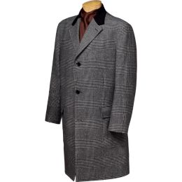 Glen Plaid Town Coat