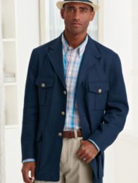Linen Field Jacket Stylish