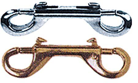 4 1/2 Inch Double End Snap Brass