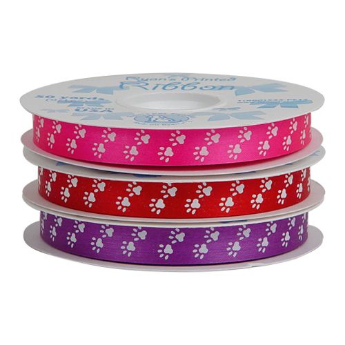 Paw Prints Printed Grooming Ribbon
