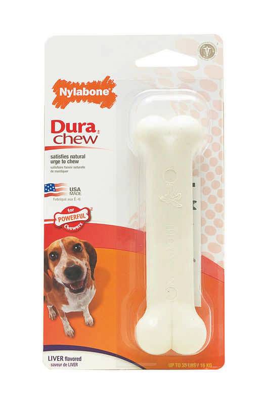 Nylabone Dura Chew Liver Dog Chew Wolf