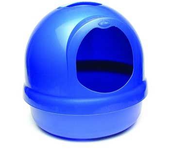 Booda Dome Cat Litter Box Blue