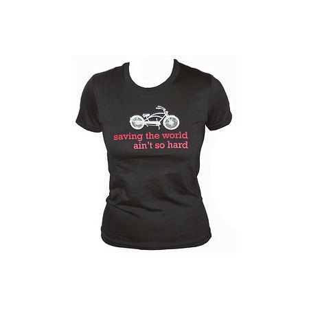 Saving the World Womens T-Shirt