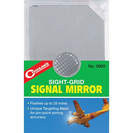 Coghlans Outdoor Sight-Grid Signal Mirror