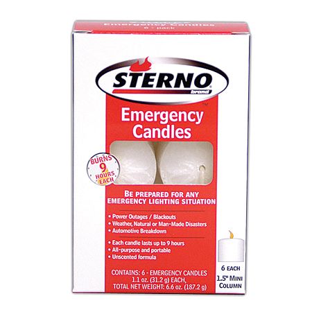 Sterno 6 Column Candle