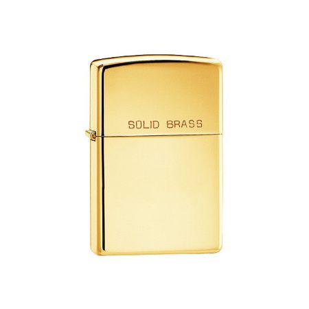 Zippo High Polish Brass Lighter