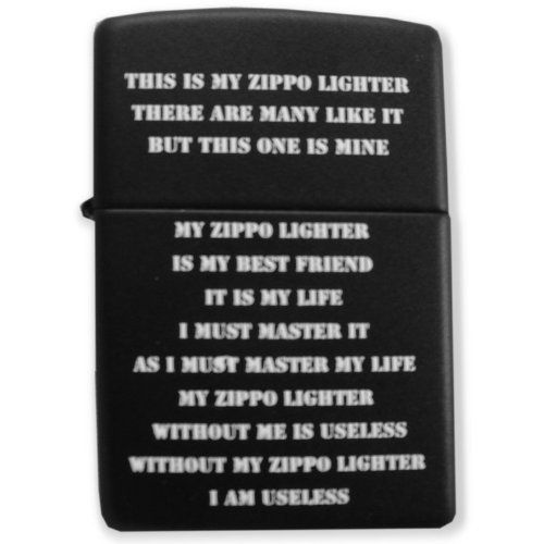 Zippo This Is My Zippo Lighter