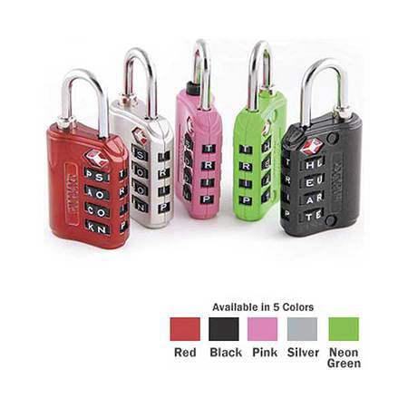Wordlock Luggage Locks 4-Dial