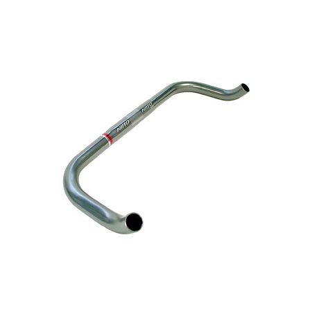 RB-018-HT Bullhorn Bar 26.0 Dark Silver