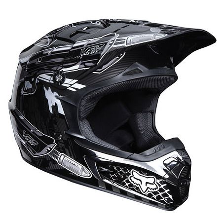 Fox V2 Motor City Helmet 2010