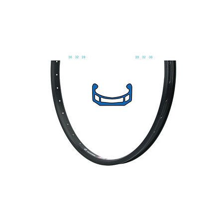 DM-24 26in Rim 36 Holes Black