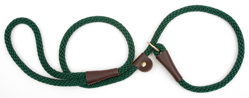 Mendota Slip Dog Lead 6ft x 1/2in Red