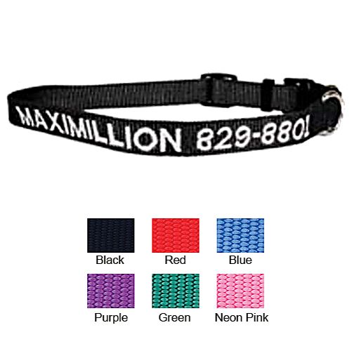 Personalized Adjustable Collar Xlarge Red