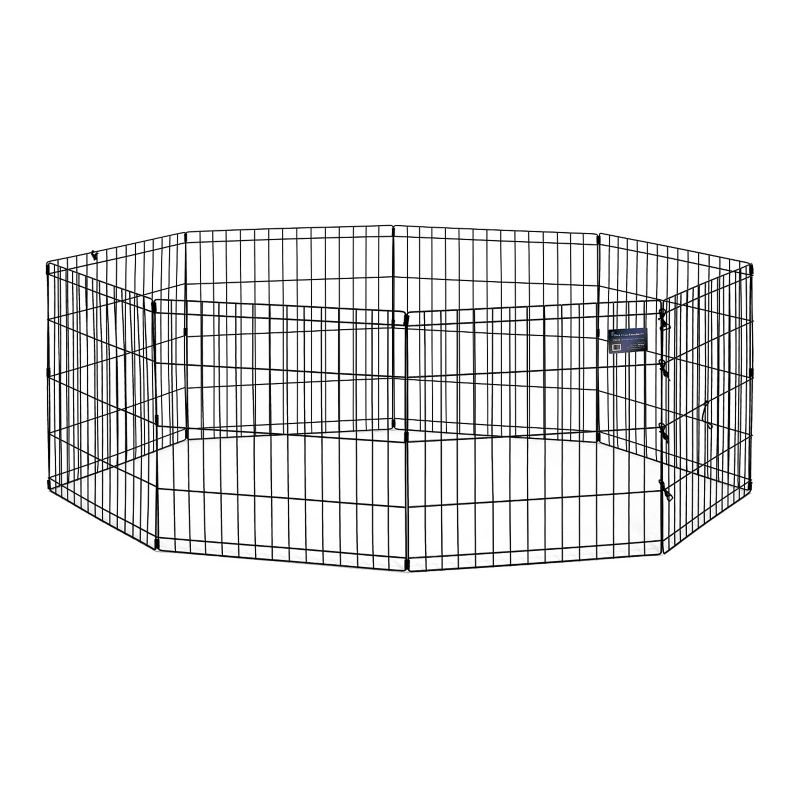 MidWest Pet Exercise Pen 24H X 24W Black