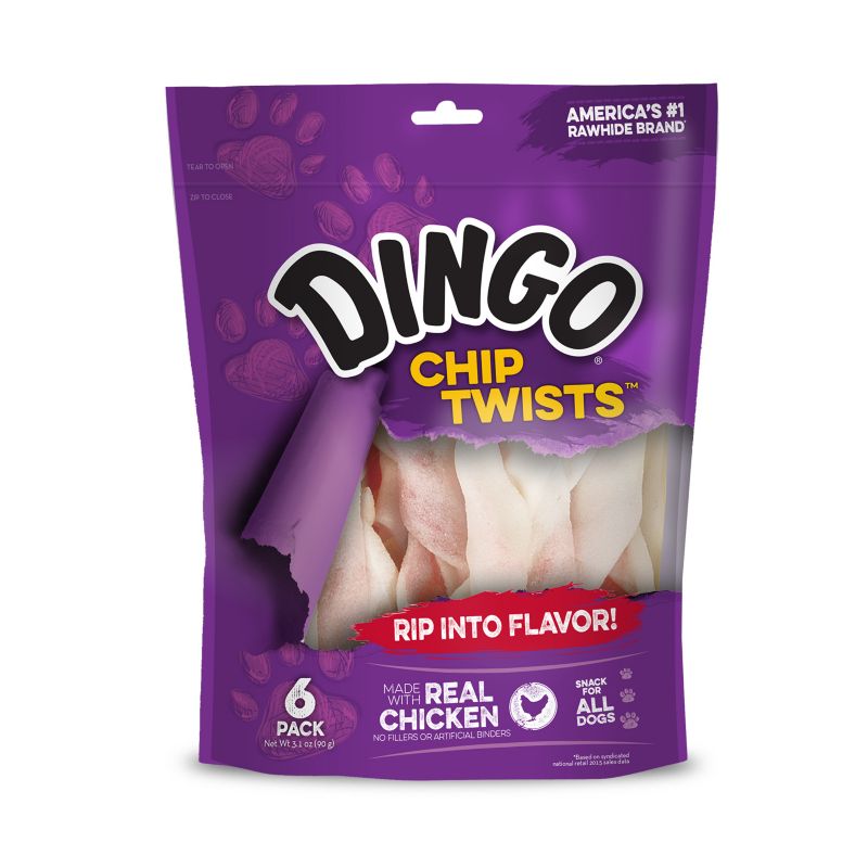 Dingo Chip Twists 6 Pack