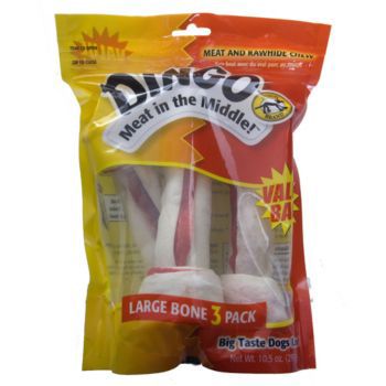Dingo Large White Treats 3 Pack Value Bag 10.5 Oz