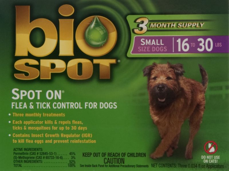Farnam Bio-Spot 3 Month-Dog Small 16-30lbs
