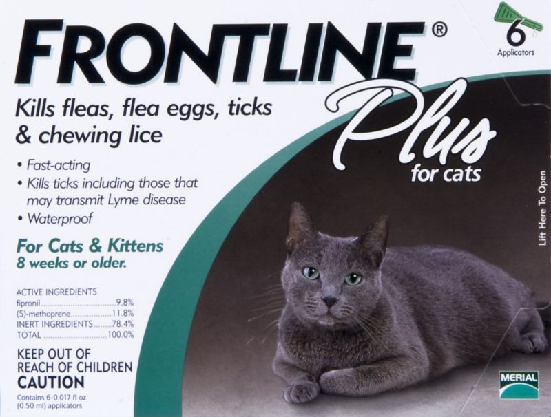 Frontline Plus 6 Month For Cats-Green