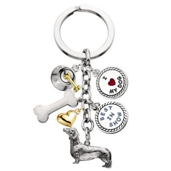  Dog Lover Keychain 5 Inch Dachshund