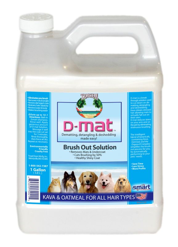 Tropiclean D-Mat Solution for Pets GALLON