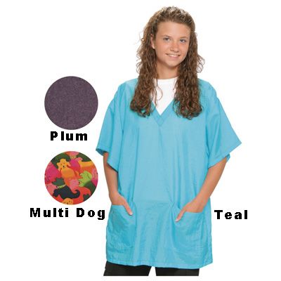 Stylist Wear Grooming Scrub Top Multi-Dog Print
