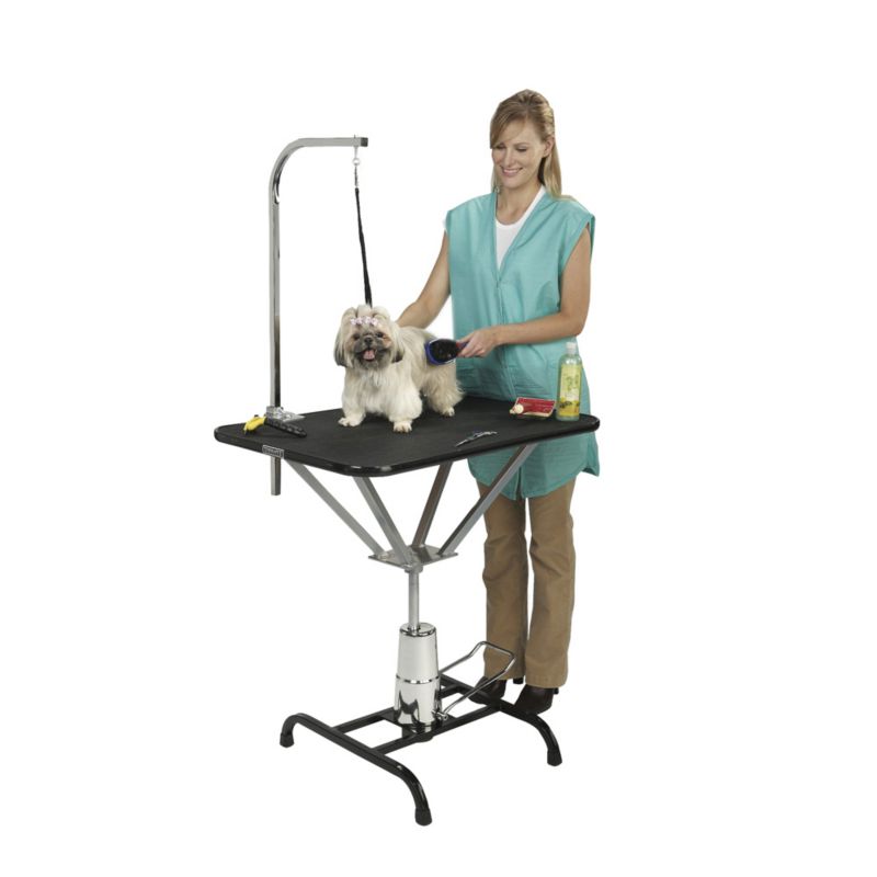 Therapet Hydraulic Grooming Table with Swivel Top