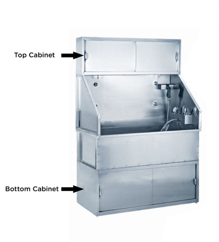 Cabinets for Stainless Steel Pet Tub