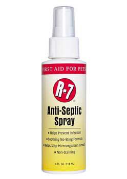 R-7 First Aid Anti-Septic Spray for Pets