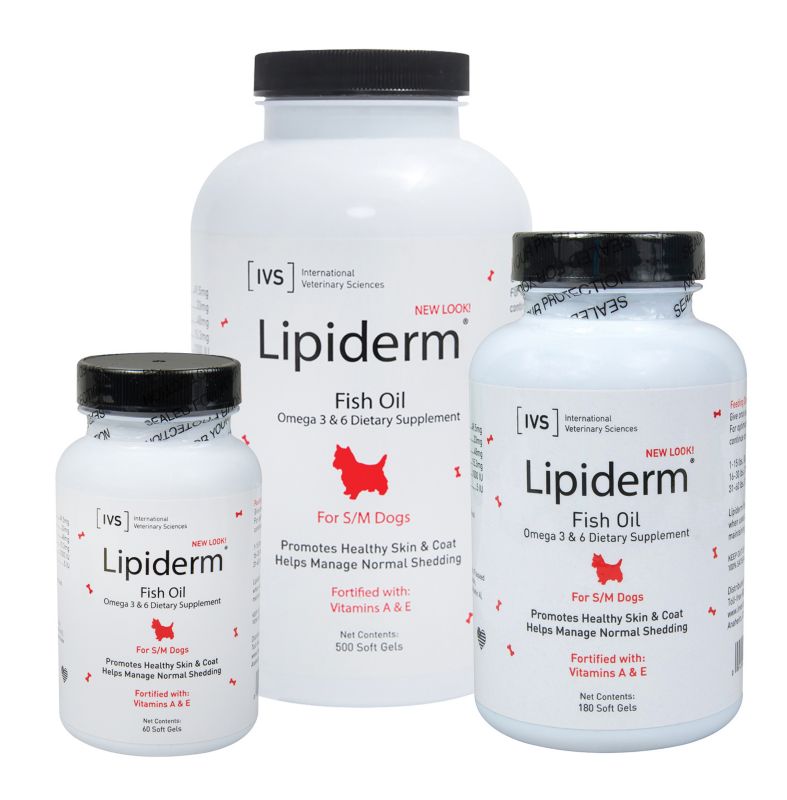 IVS Lipiderm Tablets for Pets 500 Count
