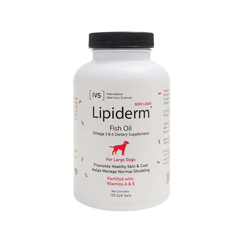IVS Lipiderm for Large Dogs 120 Count
