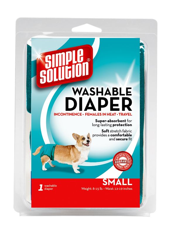 Simple Solution Washable Dog Diaper LG 10ct Pads