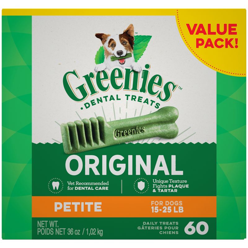 Petite Greenies Dog Dental Chew Treats 27oz 45ct