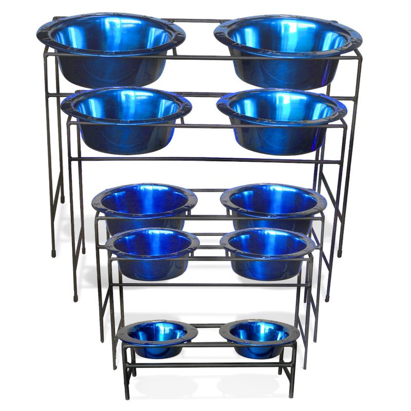 Modern Double Diner Dog Feeder