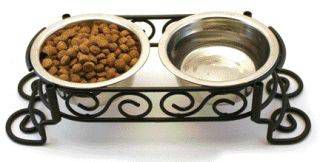 Mediteranean Double Diner Dog Feeder