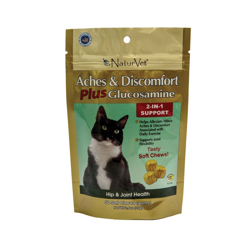 NaturVet Aches/Discomfort Soft Chew Cat Treat