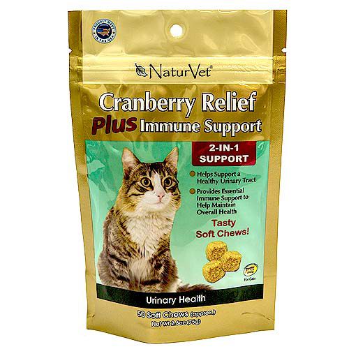 NaturVet Cranberry Relief Plus Cat Soft Chew