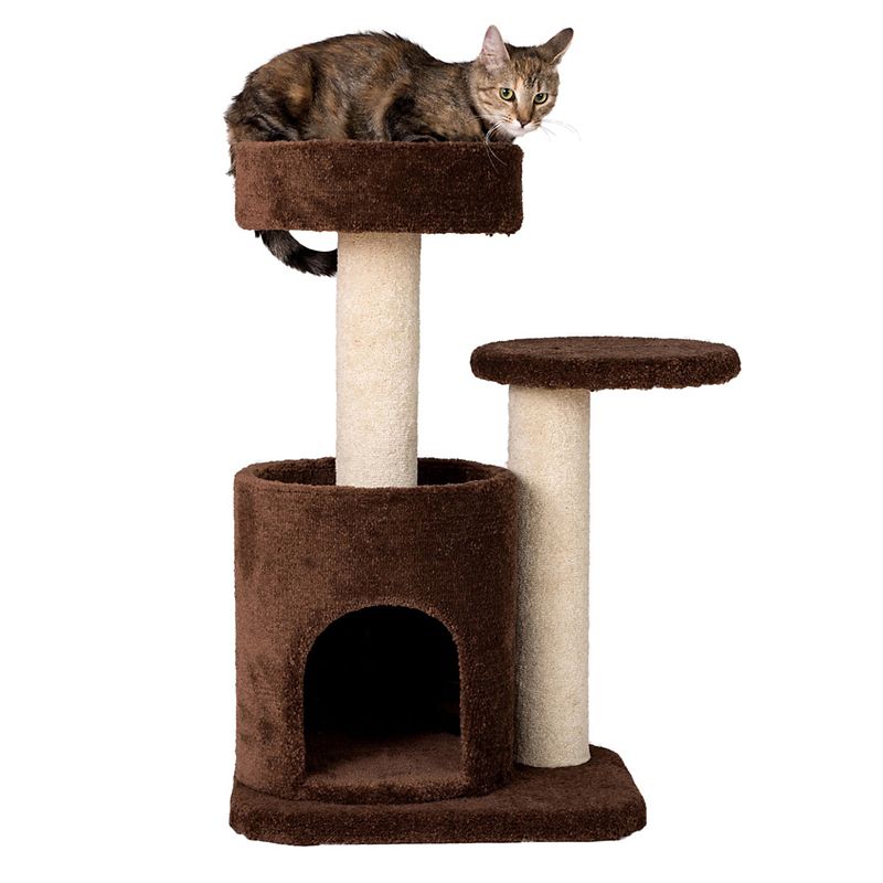 Armarkat Premium Carpeted Treehouse Cat Gym