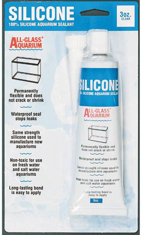 All Glass Silicone Aquarium Sealant Black